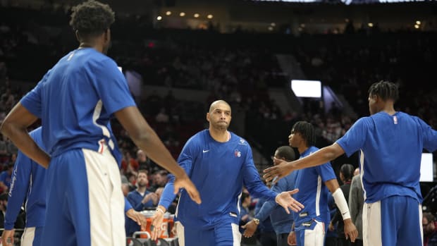 The Sixers kept Nic Batum on the injury report against the Jazz.